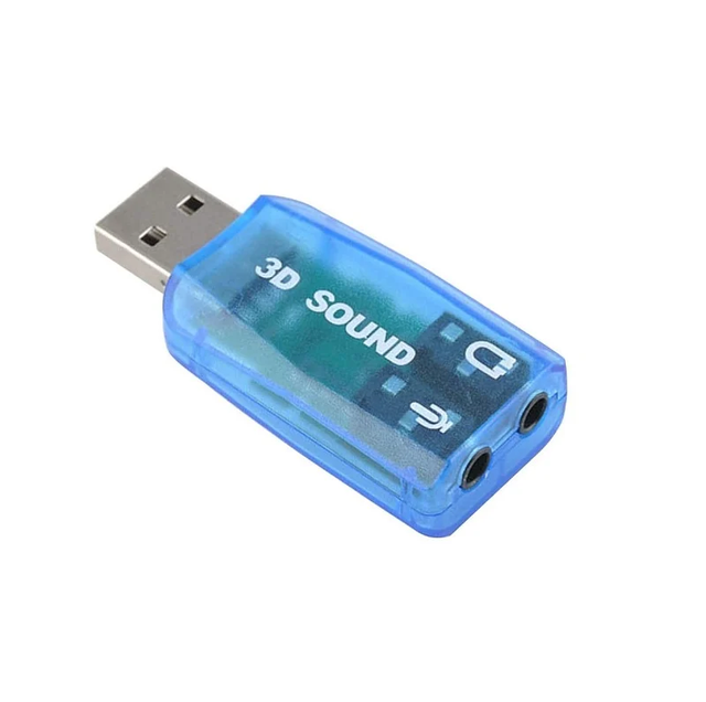 5.1 Channel USB Sound Card for Raspberry Pi and Computers