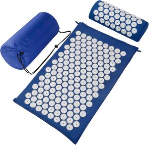 Coussin de massage Tengxiang AKU-M01, points d'<span class=keywords><strong>acupuncture</strong></span>, relaxation du dos, du cou, des muscles, thérapie des méridiens, tapis de yoga, ensemble de coussin pliable - Product Image 6