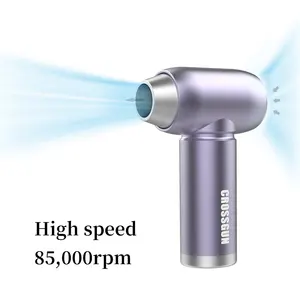 Rechargeable Wireless Portable Mini Jet Turbo Fan Hair Dryer Blowing Leaves Powerful Dust Collector BBQ Tools Small Fan Blower