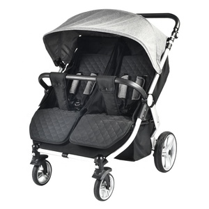 Landau double classique en Aluminium <span class=keywords><strong>2022</strong></span> Offre Spéciale pour bébé avec tube en Aluminium et certificat AS/NZ2088 et EN1888 - Product Image 2