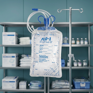 Sac de drainage urinaire stérile jetable de 500 ml avec support pour hôpital et soins à domicile - Product Image 4