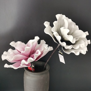 Fiori di schiuma magnolia 69CM idee per la decorazione su misura EVA schiuma magnolia stelo fiori artificiali - Product Image 3