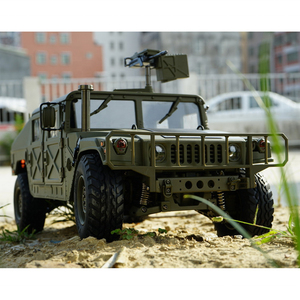 Lehoo Speelgoed P408 1/10 Rc Metalen Militaire Vrachtwagen 4wd Elektrisch Off-Road Voertuig Met Deskundige Afstandsbediening En 100M Bereik - Product Image 3