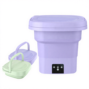 6L Mini Washing Machine Foldable Spin Dryer Portable for Travel, Dorm, Underwear, Baby Clothes, Socks Use - Product Image 4