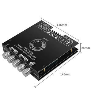 <span class=keywords><strong>ZK</strong></span>-<span class=keywords><strong>HT21</strong></span> สำหรับโมดูลเครื่องขยายเสียงดิจิตอล 2.1 ช่อง TDA7498E การปรับเสียงเบสและเสียงแหลมแบบกลาง - Product Image 3