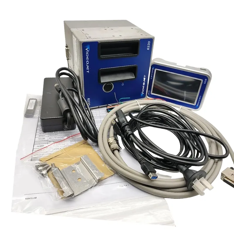 Videojet 6230 32mm Tto Máquina de Impressão Térmica Transferência sobre Impressora para Filmes Flexíveis Etiquetas de Sacos de Plástico
