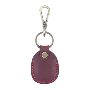 Genuine Leather Carabiner Locator Keychain Cowhide Access <b>Control</b> <b>Holder</b> Durable High Quality Universal Protective Case - Product Image 2