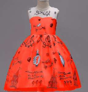 Vestido de Fiesta para Niña, Modelo Cy11735a, Diseño de Flores, para Actuaciones de Piano, Vestido de Una Pieza - Product Image 6