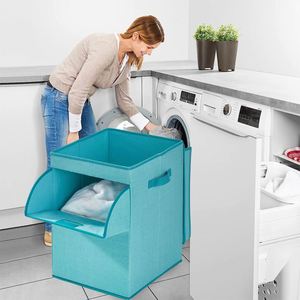 Panier à linge pliable neuf en promotion pour chambre à coucher - Product Image 6