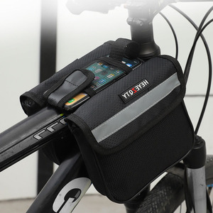 Sacoche <span class=keywords><strong>de</strong></span> cadre imperméable pour <span class=keywords><strong>vélo</strong></span>, support <span class=keywords><strong>de</strong></span> téléphone, sacoche avant, accessoires <span class=keywords><strong>de</strong></span> cyclisme pour VTT et <span class=keywords><strong>vélo</strong></span> <span class=keywords><strong>de</strong></span> route - Product Image 6