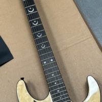 Yellow Kirk Ouja Electric Guitar Maple Neck Solid Wood 6 String Custom Humbucker Pickup Glossy Finish Fast Ship