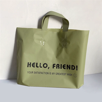 Sacs en plastique personnalisés durables en PE avec poignée à fermeture éclair pour magasins de vêtements, chaussettes, chaussures, fourrures, vestes pour adultes, robes pour enfants, sérigraphie