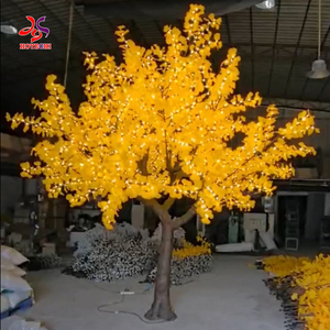 Árbol de <span class=keywords><strong>ginkgo</strong></span> dorado artificial de alta calidad, perfecto para la decoración de eventos, incluidos parques, jardines y eventos corporativos - Product Image 3