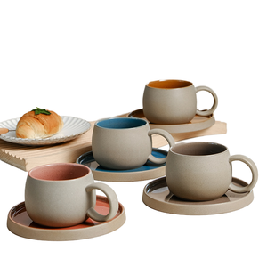 Taza de Cerámica Ecológica Clásica de 250 ml de Gran Capacidad para Agua, Leche, Latte, Regalo Empresarial, Juego de Tazas de Café - Product Image 4