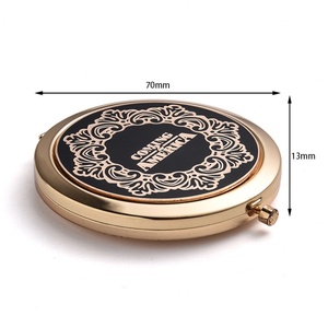 New Style Customized Logo Gift <b>Round</b> <b>Small</b> Personalized Gift Double Sides Metal <b>Mirror</b> - Product Image 6