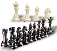 Pièces d'échecs en métal personnalisées, plateau d'échecs en bois et en verre de cristal - Product Image 5