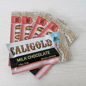 Bolsa lateral personalizada de 3 sellos, envoltura de barra de dulces de chocolate, con sello térmico de aluminio, embalaje de barra de chocolate, muestra - Product Image 6