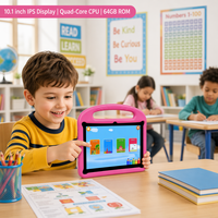 Tableta Infantil Educativa de 10.1 Pulgadas, Nueva Llegada, Personalizable al por Mayor, con Batería de 6000 mAh, Cuatro Núcleos, WiFi, Pantalla HD