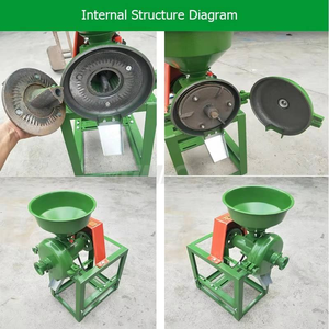 Molino <span class=keywords><strong>de</strong></span> Granos Portátil con Motor <span class=keywords><strong>de</strong></span> Gasolina <span class=keywords><strong>de</strong></span> Grado Industrial Unio, Potente, para Producción <span class=keywords><strong>de</strong></span> Alimentos Orgánicos - Product Image 3