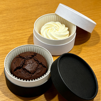 Tapa de cartón para caja de pastel, ecológica, biodegradable, de papel blanco, para empaque de chocolate, pasteles de frutas, snacks y patatas fritas