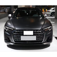 Parrilla de parachoques delantero de actualización de rejilla ABS para coche con ACC para Audi A8 S8 D5PA Kit de carrocería 2023 +