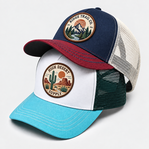 Gorras de Malla Transpirable de Alta Calidad para Hombre, Gorra Snapback con Parche Bordado Personalizado, Gorras Trucker - Product Image 1