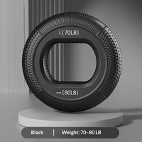 Renforceur de poignée réglable en silicone, grand cercle de 490 mm pour la rééducation musculaire et le massage des bras