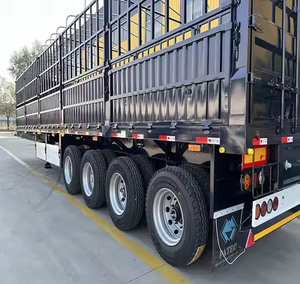 ¡Remolque esqueleto de granero de carga de 3 ejes de 13m de largo a bajo precio con pintura electroforética 150kg carga útil máxima a la venta! - Product Image 3