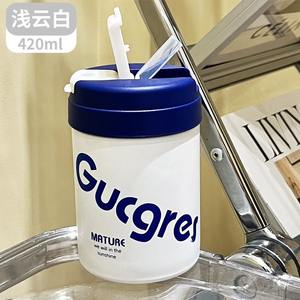 MSH Pink gaya penyembuh lucu, lembut 316 Stainless Steel cangkir kopi minuman ganda - Product Image 5