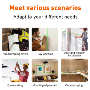 Niveau laser vert miniature portable de qualité industrielle <span class=keywords><strong>Boka</strong></span>, vente chaude, niveau laser croisé 360°, 2 faisceaux pour outil de construction - Product Image 5