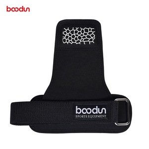Soporte para muñeca Boodun, protector de palma antideslizante de cuero negro para fitness, uso universal para adultos - Product Image 2