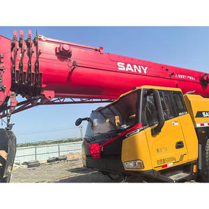 Composants essentiels de grue sur camion d'occasion SANY de 80 tonnes, même modèle que l'unité de 100 tonnes, fabriqués en Chine, incluant moteur, boîte de vitesses, PLC, pompe. - Product Image 2