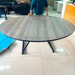 Mesa Plegable Portátil de Exterior de Plástico Blanco de 6 Pies, Redonda, para Eventos y Fiestas - Product Image 4