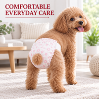 Vente en gros usine Couches jetables pour chien femelle, avec dessus doux, noyau haute absorption et ajustement élastique pour la protection quotidienne
