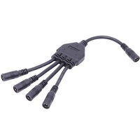 Prise de baril d'alimentation cc personnalisée 5.5mm x 2.1mm prise de connecteur mâle/femelle vers câble en queue de cochon à extrémités ouvertes nues