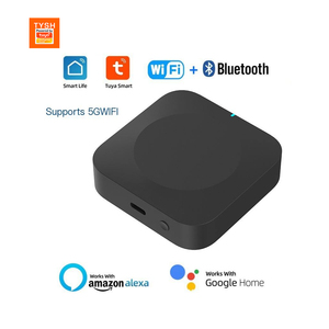 Passerelle intelligente double bande TYSH <span class=keywords><strong>Tuya</strong></span> 2.4G/5G BLE WiFi Zigbee avec fonction de redémarrage à distance, alimentée par batterie, pour hôtel et usage domestique - Product Image 1