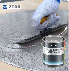 Peinture époxy antidérapante facile à appliquer pour sols en béton, bois, carrelage, métal, terrasses et rampes, avec pinceau - Product Image 1