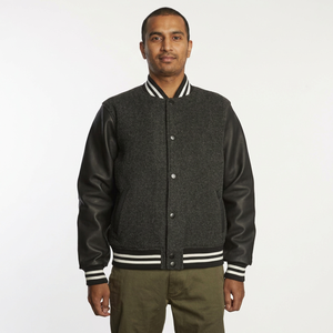 <b>Men's</b> High Street Varsity Letterman <b>Jacket</b> Custom High-Quality Embroidery Logo College <b>Baseball</b> <b>Jacket</b> <b>For</b> <b>Men</b> - Product Image 1