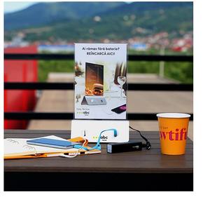 T-sun — support <span class=keywords><strong>de</strong></span> <span class=keywords><strong>Table</strong></span> publicitaire USB Multiple, socle <span class=keywords><strong>de</strong></span> tente, café, batterie d'alimentation, Restaurant, Portable, Rohs, 6000mah, affichage LED - Product Image 4