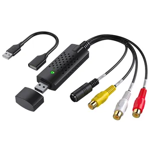 USB 2.0 Audio/Video Converter, VHS to Digital Converter, Video Capture Card VCR TV to DVD Converter for Mac, PC