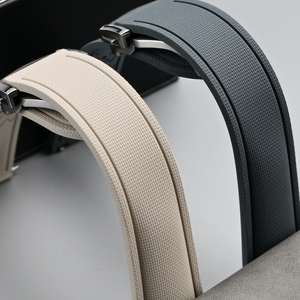 Correa de Reloj de Fluororubber para <span class=keywords><strong>Omega</strong></span> para Blancpain, Reemplazo de Correa de Reloj de Lujo con Cierre Metálico de Lujo, Correa FKM de 20 mm 22 mm - Product Image 6