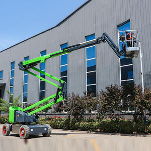 Superventas 10-22M 16 metros 200kg brazo de manivela telescópico elevador de pluma remolcable hombre plataforma de trabajo aéreo para la venta - Product Image 2