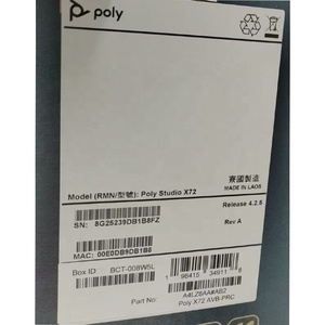 Barre de vidéoconférence tout-en-un Poly <span class=keywords><strong>Studio</strong></span> X72 4K avec micro et haut-parleur intégrés pour les grandes salles de réunion d'entreprise - Product Image 6