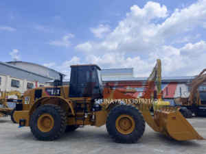 Pala cargadora de ruedas Caterpillar 966H usada de Japón con motor de carga nominal de 6 toneladas y bomba como componentes principales - Product Image 2