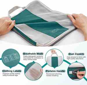 10 Sets of Compression Storage <b>Bags</b>, Travel Essentials, Compressible Expansion <b>Bags</b> for Organizing Clothes - Product Image 6