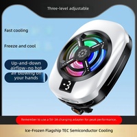 Refroidisseur de téléphone magnétique à semi-conducteurs TL16 15W avec affichage numérique de la température, en ABS, marque OEM, radiateur de téléphone portable pour gaming, effet glace