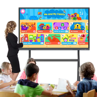 Papan tulis Digital Display LCD, papan tulis putih interaktif 65/75/85/86/98/110 inci Harga papan tulis