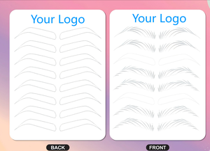 Tatuaje Pmu Práctica Piel Ceja Labios Maquillaje permanente Nano Brow Strokes 1,5 Mm Hoja de silicona Microblading Latex Pad - Product Image 2