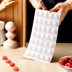 Tangchu Heart-Shaped Chocolate Mold Mousse Cake Silicone Mold <b>Cookie</b> Fondant Decoration <b>Tool</b> Soap Mold Individually Wrapped - Product Image 2
