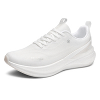 Chaussures de course pour hommes entièrement personnalisées en usine, ODM, Zapatillas, lacets, maille, blanches, baskets décontractées pour hommes